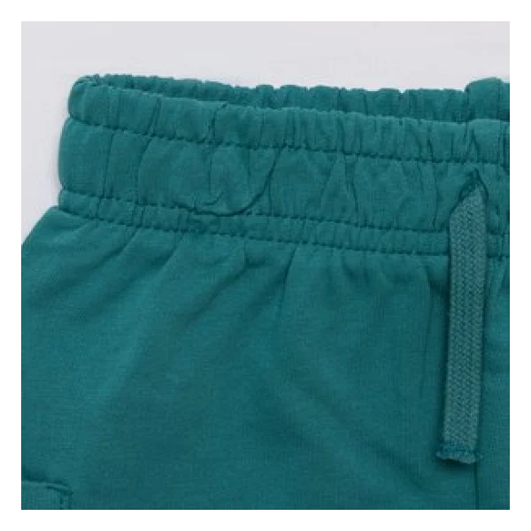 HelloBaby Erkek Bebek Basic Şort Reçme Paça Turkuaz 1 Yaş - Görsel 3