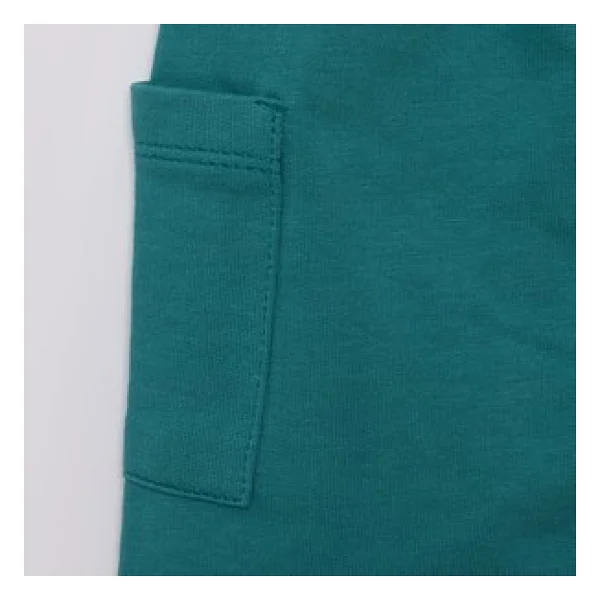 HelloBaby Erkek Bebek Basic Şort Reçme Paça Turkuaz 1 Yaş - Görsel 4
