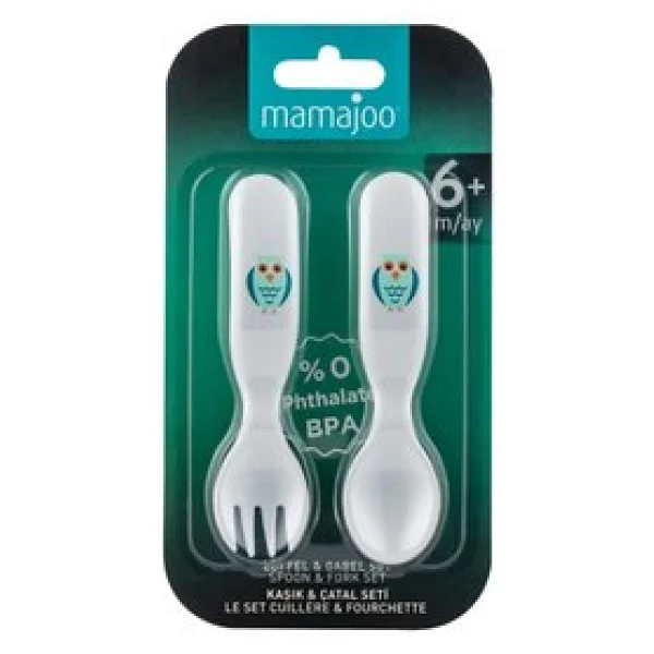Mamajoo Desenli Kaşık Çatal Seti - Görsel 6