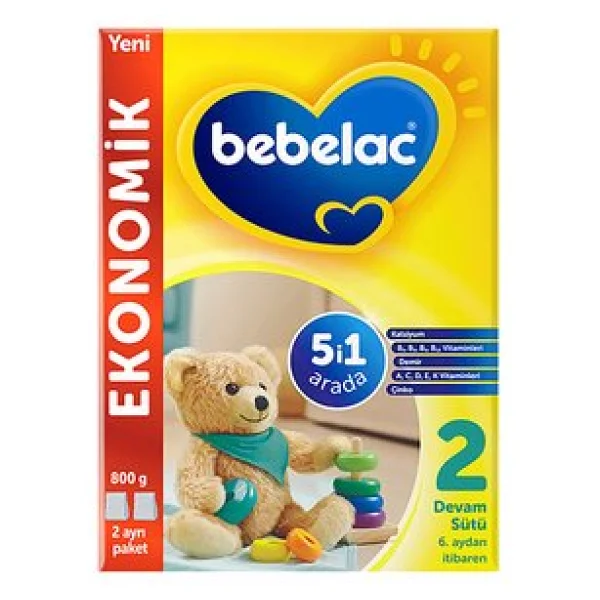 Bebelac 2 Devam Sütü 800 gr - Görsel 2