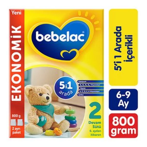 Bebelac 2 Devam Sütü 800 gr - Görsel 3