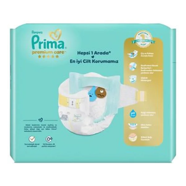 Prima Premium Care 2 Numara Mini 30'lu Bebek Bezi - Görsel 10