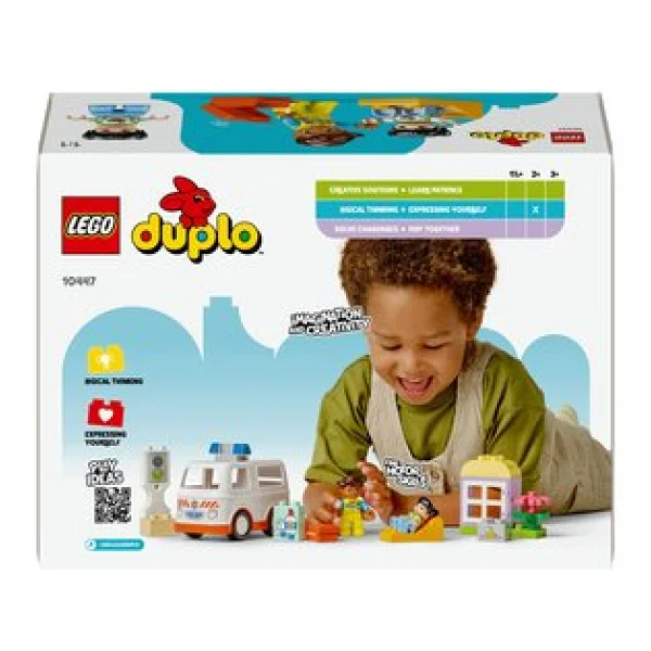 Lego 10447 Duplo Ambulans ve Sürücü - Görsel 2