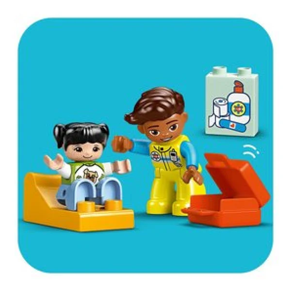 Lego 10447 Duplo Ambulans ve Sürücü - Görsel 3