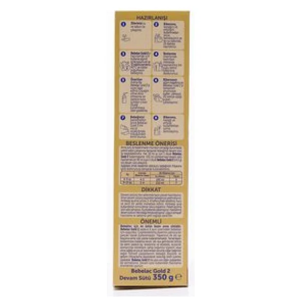 Bebelac Gold 2 Devam Sütü 350 gr - Görsel 3