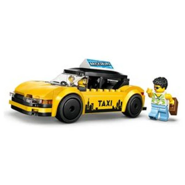 Lego 60487 City Sarı Taksi - Görsel 4