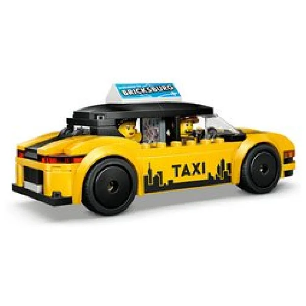 Lego 60487 City Sarı Taksi - Görsel 6