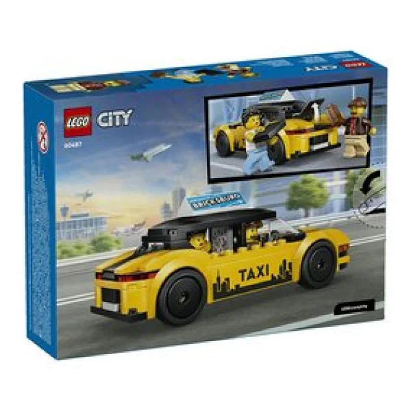 Lego 60487 City Sarı Taksi - Görsel 8