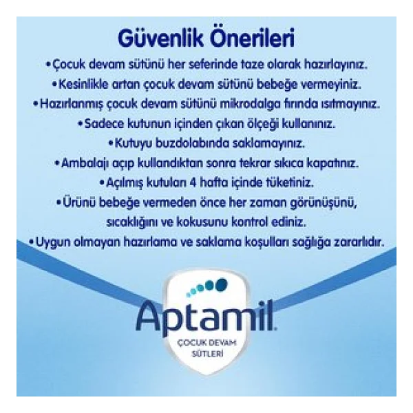 Aptamil 4 Çocuk Devam Sütü 350 gr - Görsel 8
