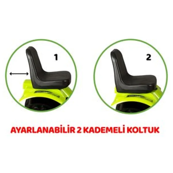 Micromax Zincirli Pedallı Traktör - Görsel 2