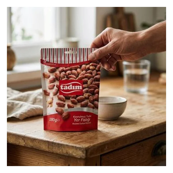 Tadım Tuzlu Kavrulmuş Yer Fıstığı 180 gr - Görsel 4