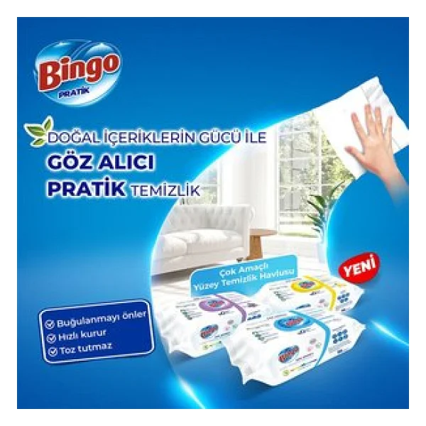 Bingo Yüzey Temizlik Havlusu 96 Yaprak - Görsel 7