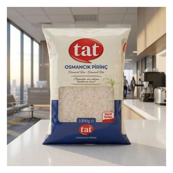 Tat Bakliyat 1 kg Osmancık Pirinç - Görsel 3