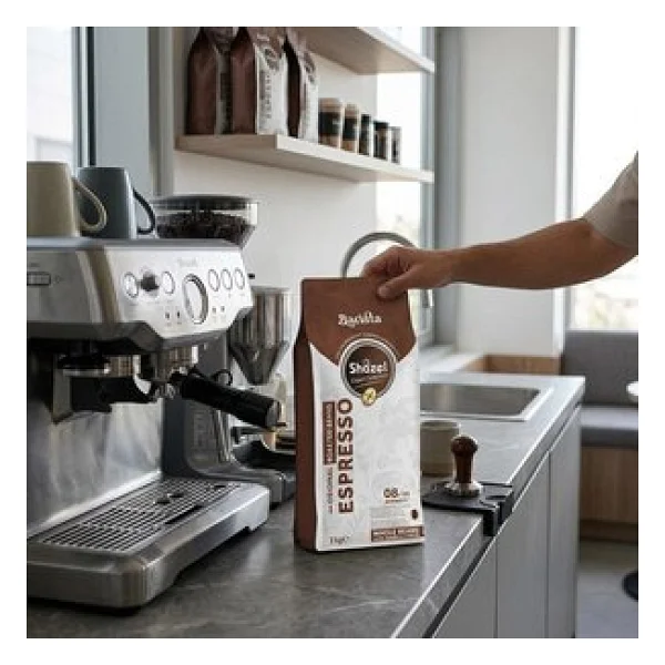 Shazel Espresso Çekirdek Kahve 1 kg - Görsel 4