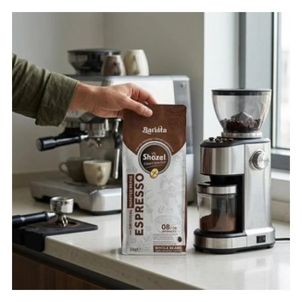 Shazel Espresso Çekirdek Kahve 1 kg - Görsel 5