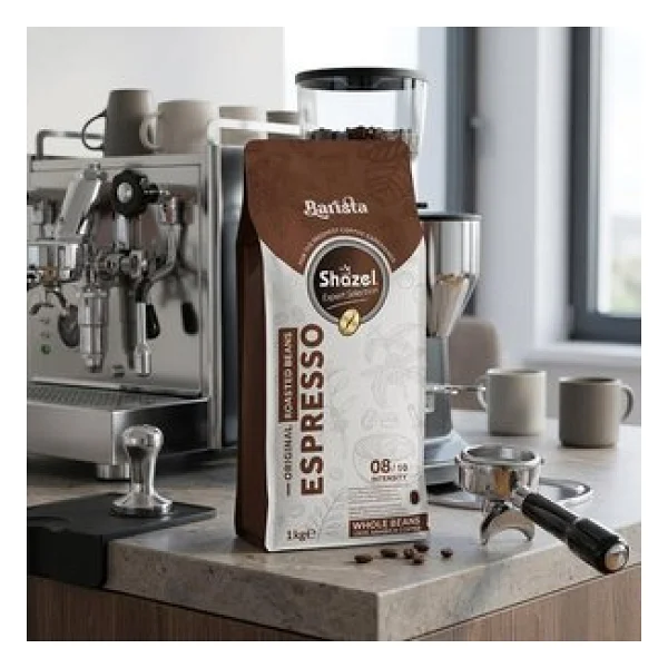 Shazel Espresso Çekirdek Kahve 1 kg - Görsel 6