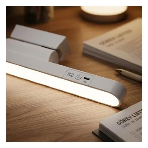 Kendal Kml 120 Dimmerli 5W Şarjlı Led Aplik Dokunmatik 3 Renk Modlu - Görsel 2