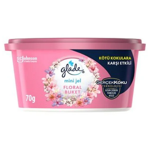 Glade Floral Buket 70 gr Mini Jel Oda Kokusu - Görsel 2