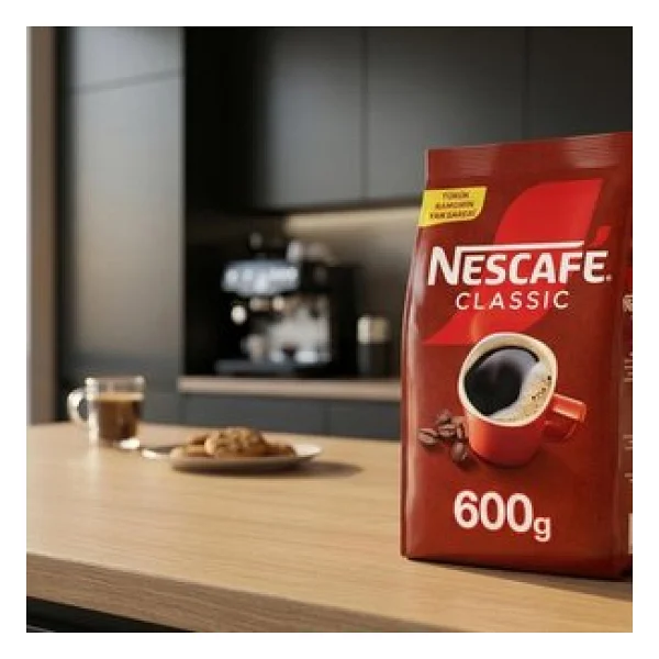 Nescafe Classic Granül Kahve 600 gr Eko Paket - Görsel 5