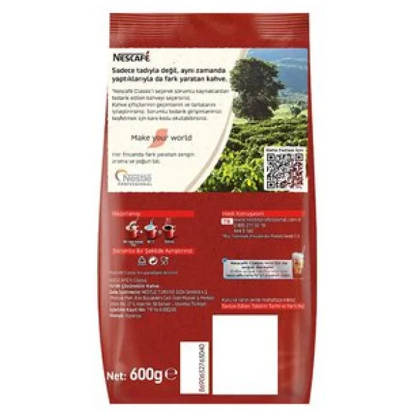 Nescafe Classic Granül Kahve 600 gr Eko Paket - Görsel 7