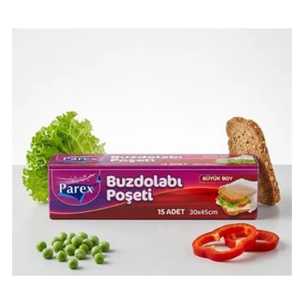 Parex Büyük Boy Buzdolabı Poşeti 15'li - Görsel 4