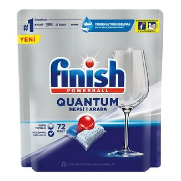 Finish Quantum Bulaşık Makinesi Tableti 72'li - Görsel 3