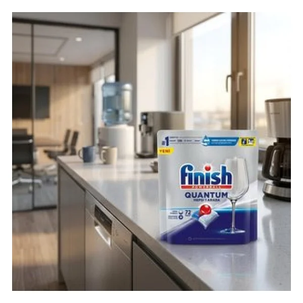 Finish Quantum Bulaşık Makinesi Tableti 72'li - Görsel 5