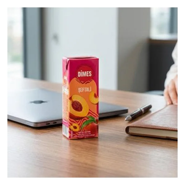Dimes Şeftali Meyve Suyu 27x200 ml - Görsel 3