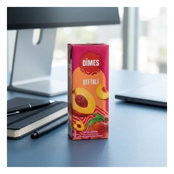 Dimes Şeftali Meyve Suyu 27x200 ml - Görsel 5