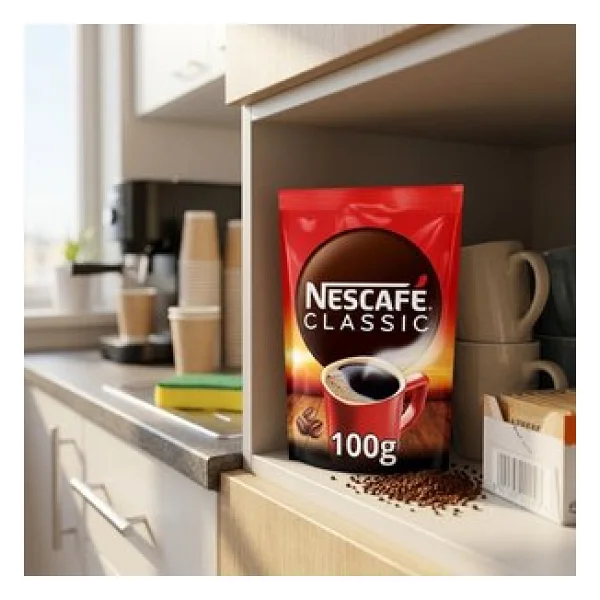 Nescafe Classic Granül Kahve 100 gr Eko Paket - Görsel 2