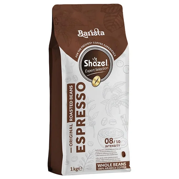 Shazel Espresso Çekirdek Kahve 1 kg - Görsel 8