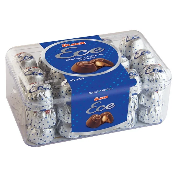 Ülker Ece Bütün Fındıklı Sütlü Çikolata 458 gr - Görsel 6