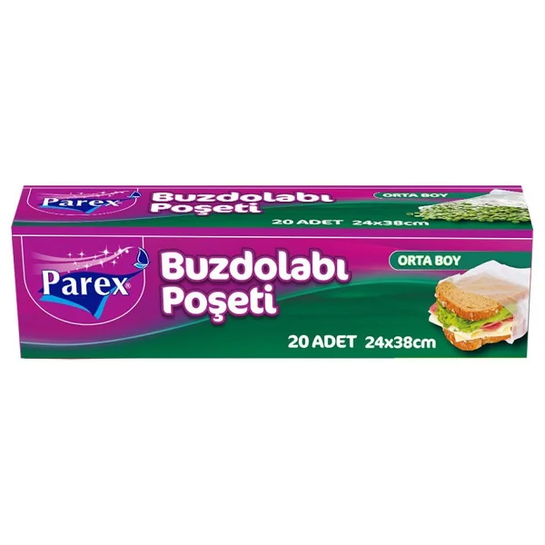 Parex Orta Boy Buzdolabı Poşeti 20'li - Görsel 6