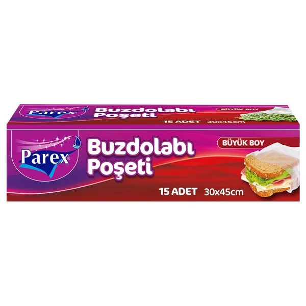 Parex Büyük Boy Buzdolabı Poşeti 15'li - Görsel 6