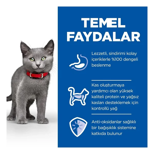 Hill's Sterilised Kitten Tavuklu Kısırlaştırılmış 1.5 kg Yavru Kedi Maması - Görsel 3