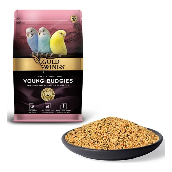 Gold Wings Premium 1 kg Yavru Muhabbet Kuşu Yemi - Görsel 6