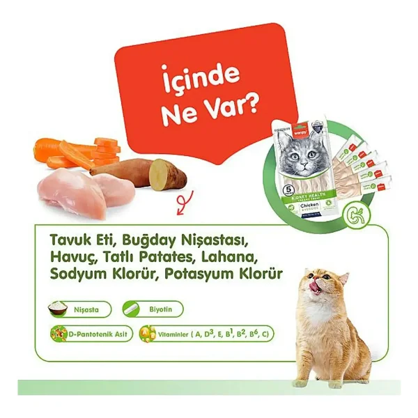 Wanpy 5x14 gr Krema Kedi Ödül Maması - Görsel 9
