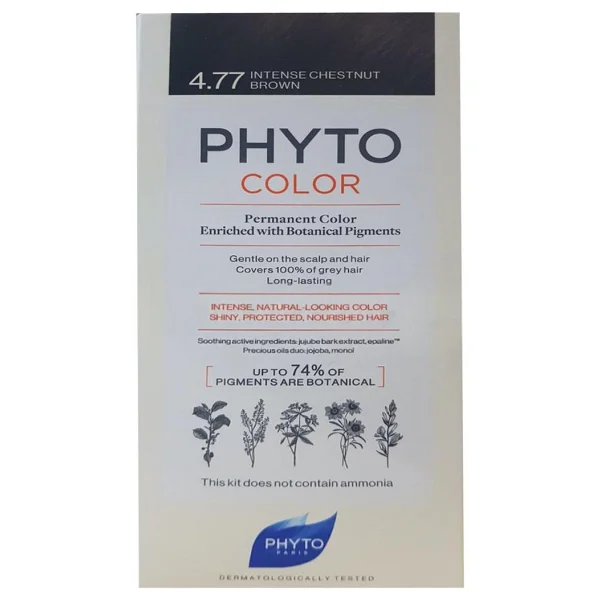 Phyto Color Kit 4.77 Yoğun Kestane Bakır Saç Boyası - Görsel 2