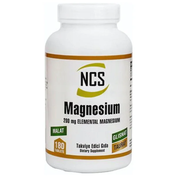Ncs Magnesium Malat Glisinat Taurat 180 Tablet - Görsel 3