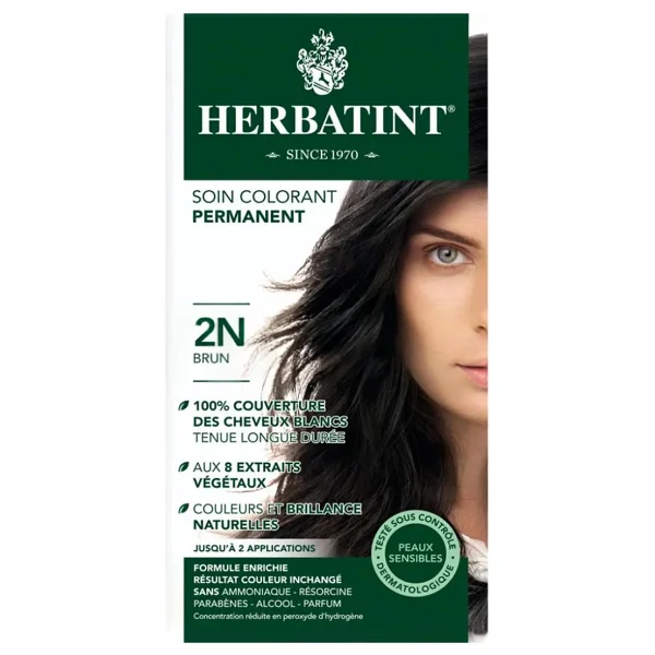Herbatint Kalıcı Bitkisel 2N Brown Saç Boyası - Görsel 2