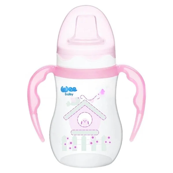 Wee Baby Akıtmaz Kulplu PP Antikolik 250 ml Bardak - Görsel 3