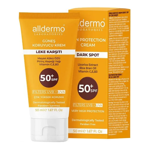 Alldermo Leke Karşıtı 50 ml 50 Faktör Güneş Kremi - Görsel 2