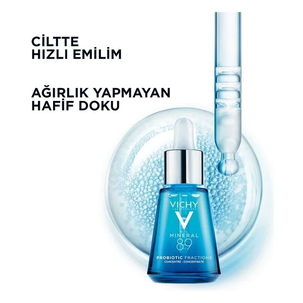 Vichy Mineral 89 Probiyotik Aydınlatıcı Yenileyici ve Onarıcı Serum 30 ml - Görsel 8
