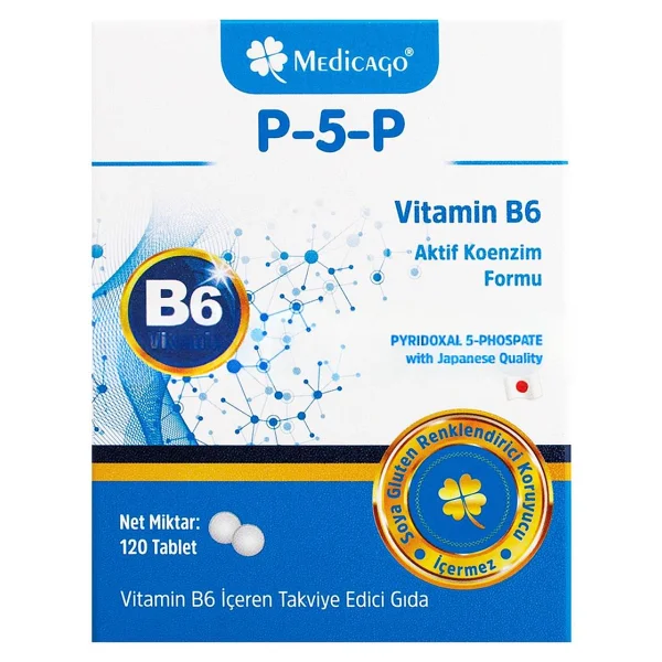 Medicago P5P Vitamin B6 120 Tablet - Görsel 3