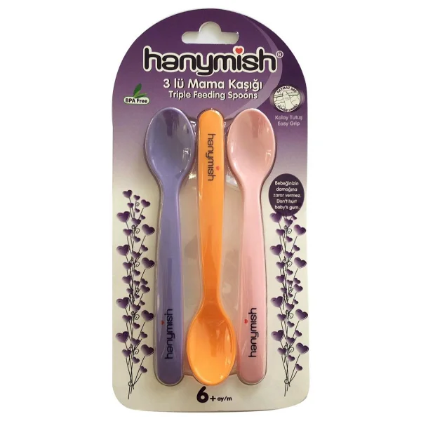 Hanymish 510 3'lü PP Mama Kaşığı - Görsel 3