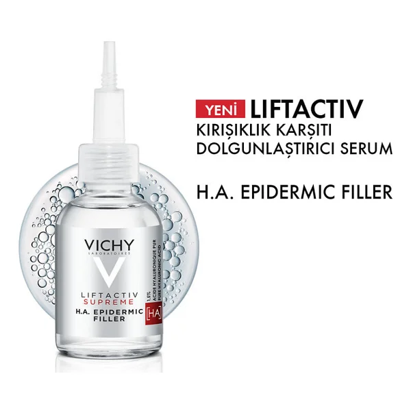Vichy Liftactiv Supreme H.A Epidermic Filler Dolgunlaştırıcı 30 ml Hyaluronik Asit Serum - Görsel 6
