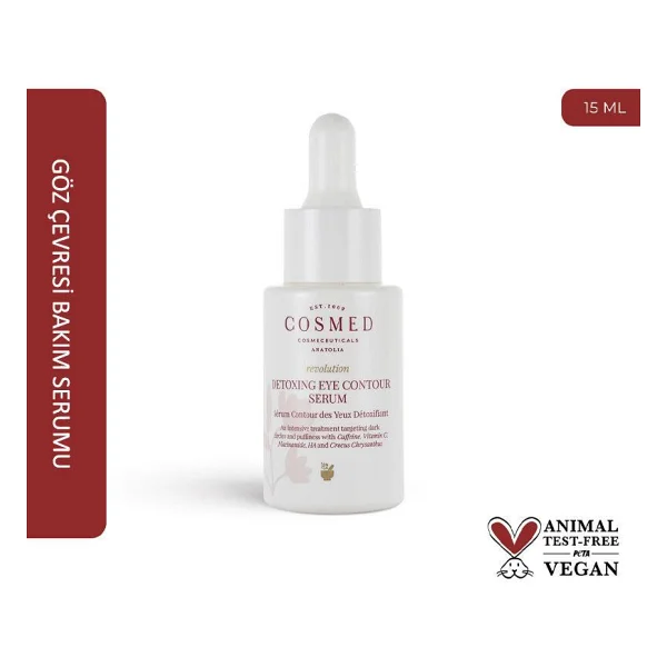 Cosmed Revolution Detoxing Eye Contour Detox Etkili Göz Çevresi Serumu 15 ml - Görsel 2