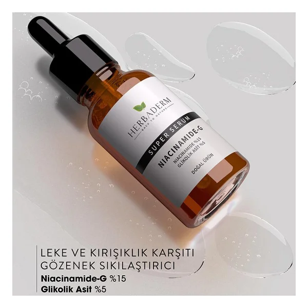 Herbaderm Superserum Niacinamide-G Yüz Serumu 30 ml - Görsel 2