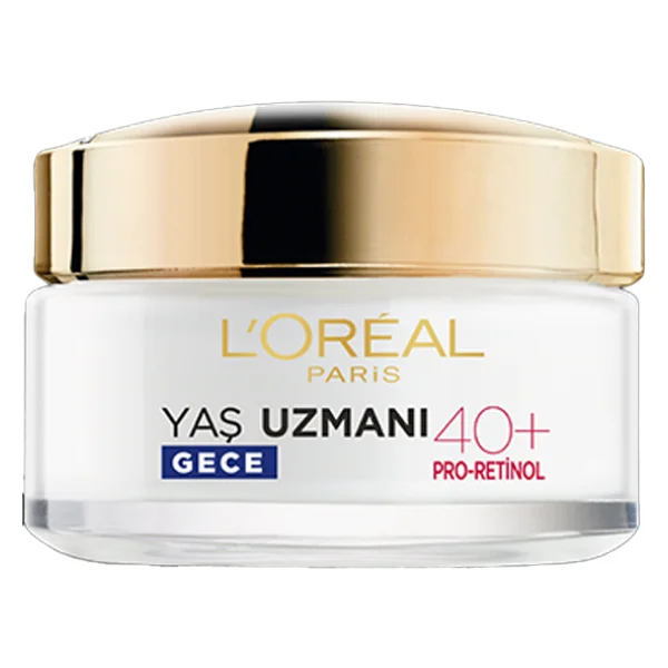 L'Oreal Paris Yaş Uzmanı 40+ Kırışıklık Karşıtı Sıkılaştırıcı Gece Kremi 50 ml - Görsel 2
