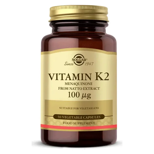Solgar Vitamin K2 100 mcg 50 Kapsül - Görsel 3
